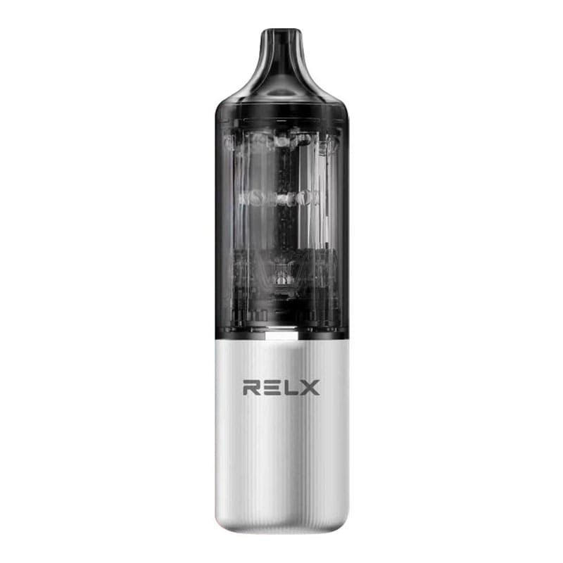 Silver RELX Spin 4000 vape kit.