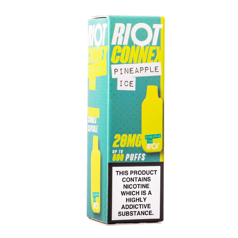 Pineapple Ice Connex pre-filled pods box by Riot.