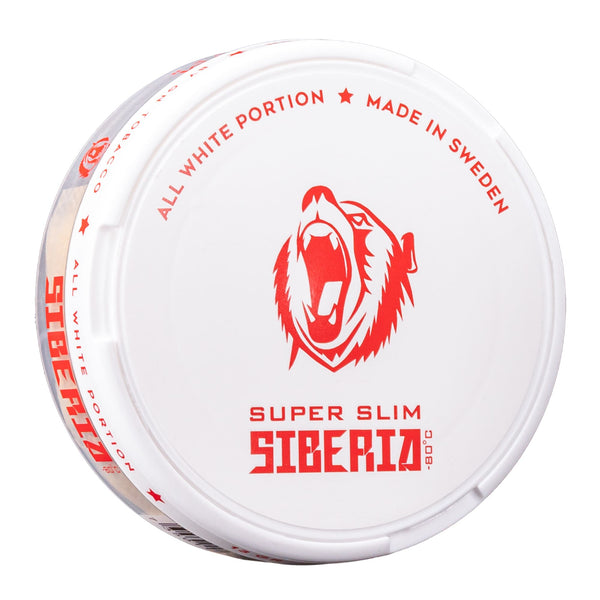 Siberia All White Super Slim Nicotine Pouches