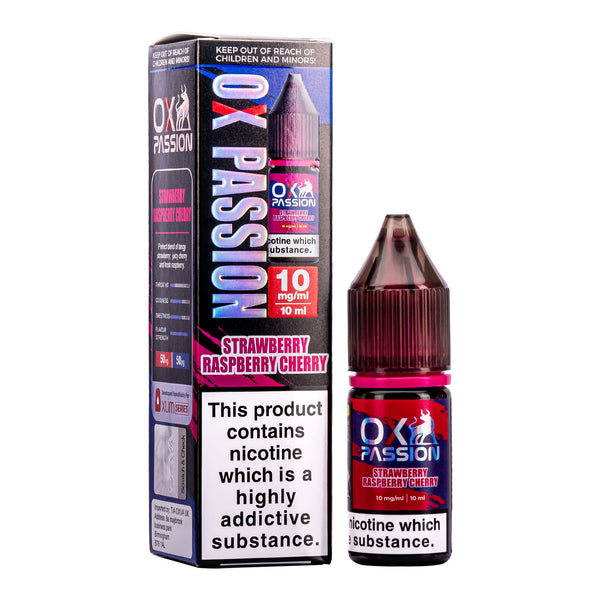 Strawberry Raspberry Cherry Ox Passion E-Liquid by Oxva