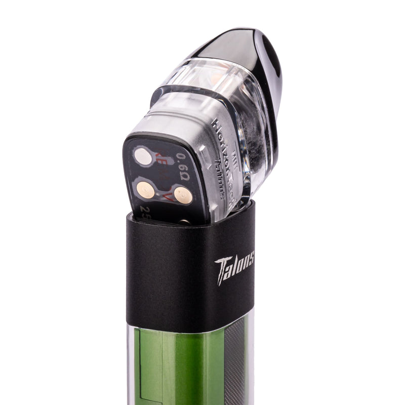 Apple green talons pod kit with pod detached.