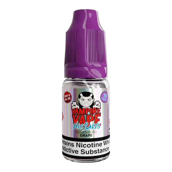 Vampire Vape Heisenberg Grape nic salt e-liquid.