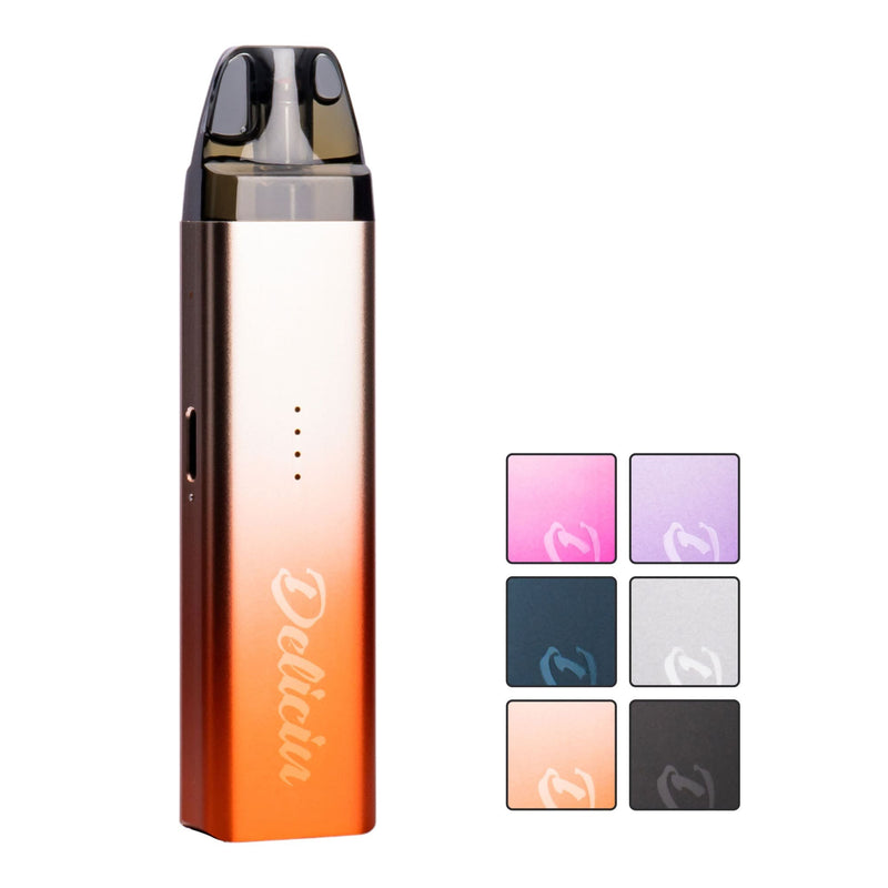 Vaporesso Deliciu Mate vape kit in all colours.