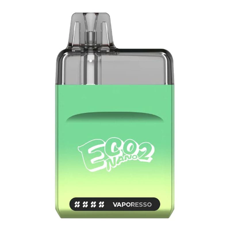 Render of Misty Green Eco Nano 2 Pod Vape Kit.