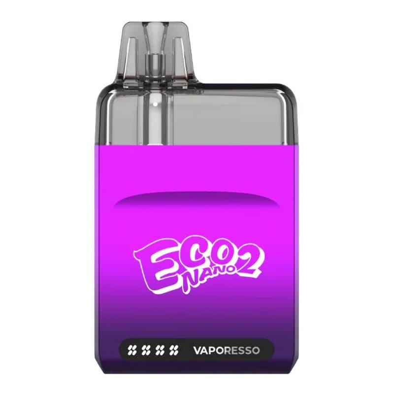 Render of Mystic Purple Eco Nano 2 Pod Vape Kit.