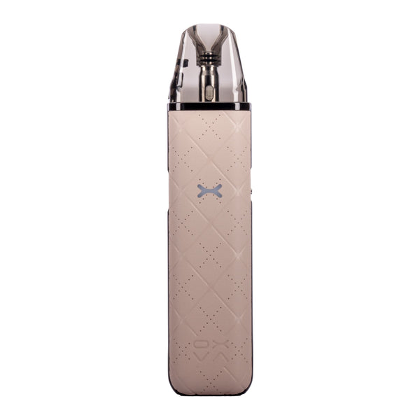 Beige Oxva Xlim Go pod kit front angle.