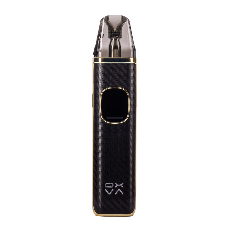 Front photo of Black Carbon Xlim pro 2 vape kit.