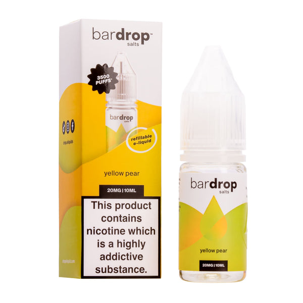 Yellow Pear Nic Salt E-Liquid by Bar Drop