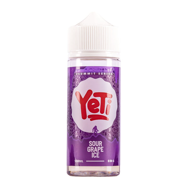 Sour Grape Ice 100ml Shortfill E-Liquid by Yeti Summit Series