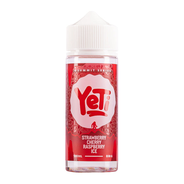 Strawberry Cherry Raspberry Ice 100ml Shortfill E-Liquid by Yeti Summit Series