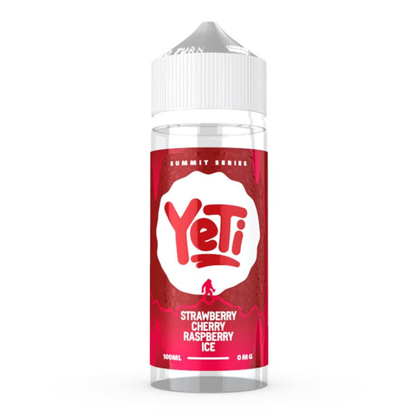 Strawberry Cherry Raspberry Ice 100ml Shortfill E-Liquid by Yeti Summit Series