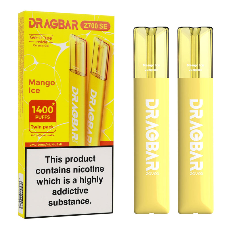 Dragbar Z700 SE Disposable (2 Pack) by ZoVoo