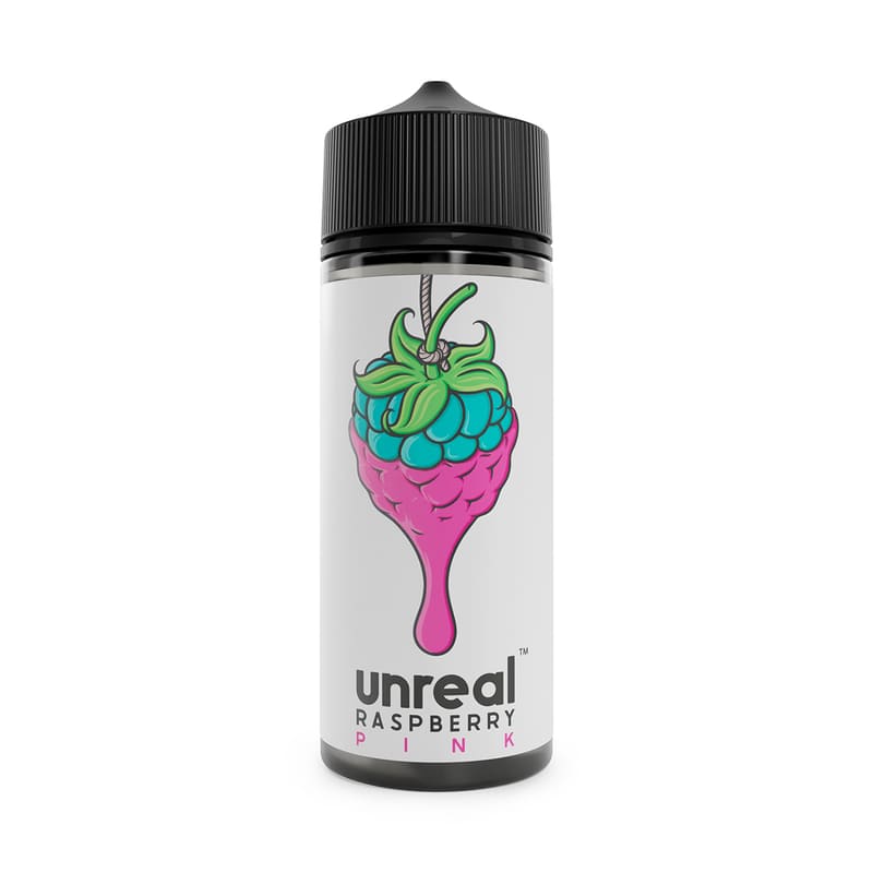 Pink Shortfill E-Liquid by Unreal Raspberry 100ml