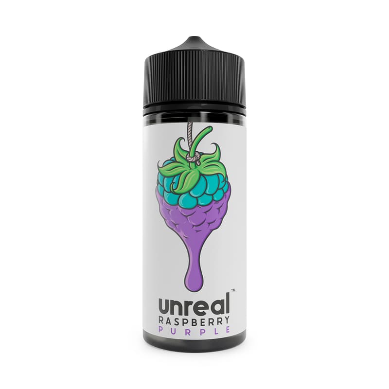 Purple Shortfill E-Liquid by Unreal Raspberry 100ml